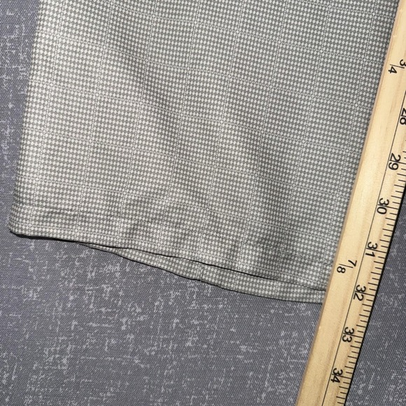 Oakley Pants Mens 32 Gray Check Chino Straight Leg Casual Golf Outdoor Logo - Picture 9 of 13